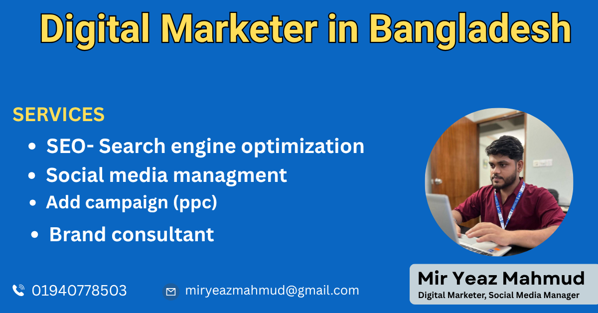 Digital Marketer in Bangladesh